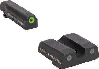 Mířidla Evergreen™ Meprolight® pro Glock / oranžová muška, zelené hledí